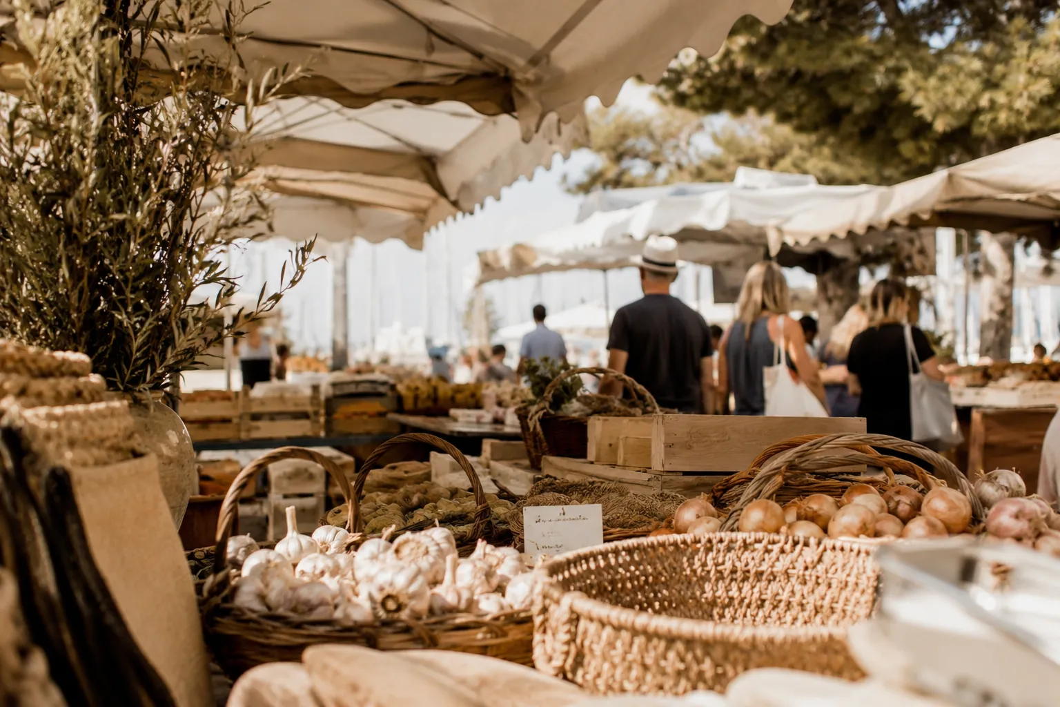 Le marché provençal de Sanary-sur-Mer : un art de vivre qui séduit les acquéreurs de villas sur la Côte Varoise